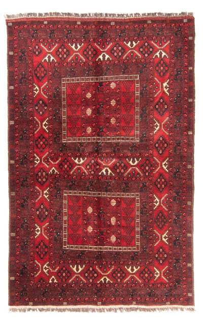 Tapis Turkaman 158x244cm - Tapis persan - rouge