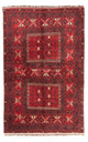 Tapis Turkaman 158x244cm - Tapis persan - rouge