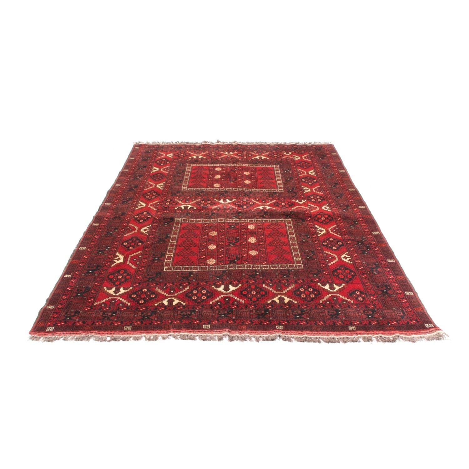 Tapis Turkaman - 244 x 158 cm - rouge