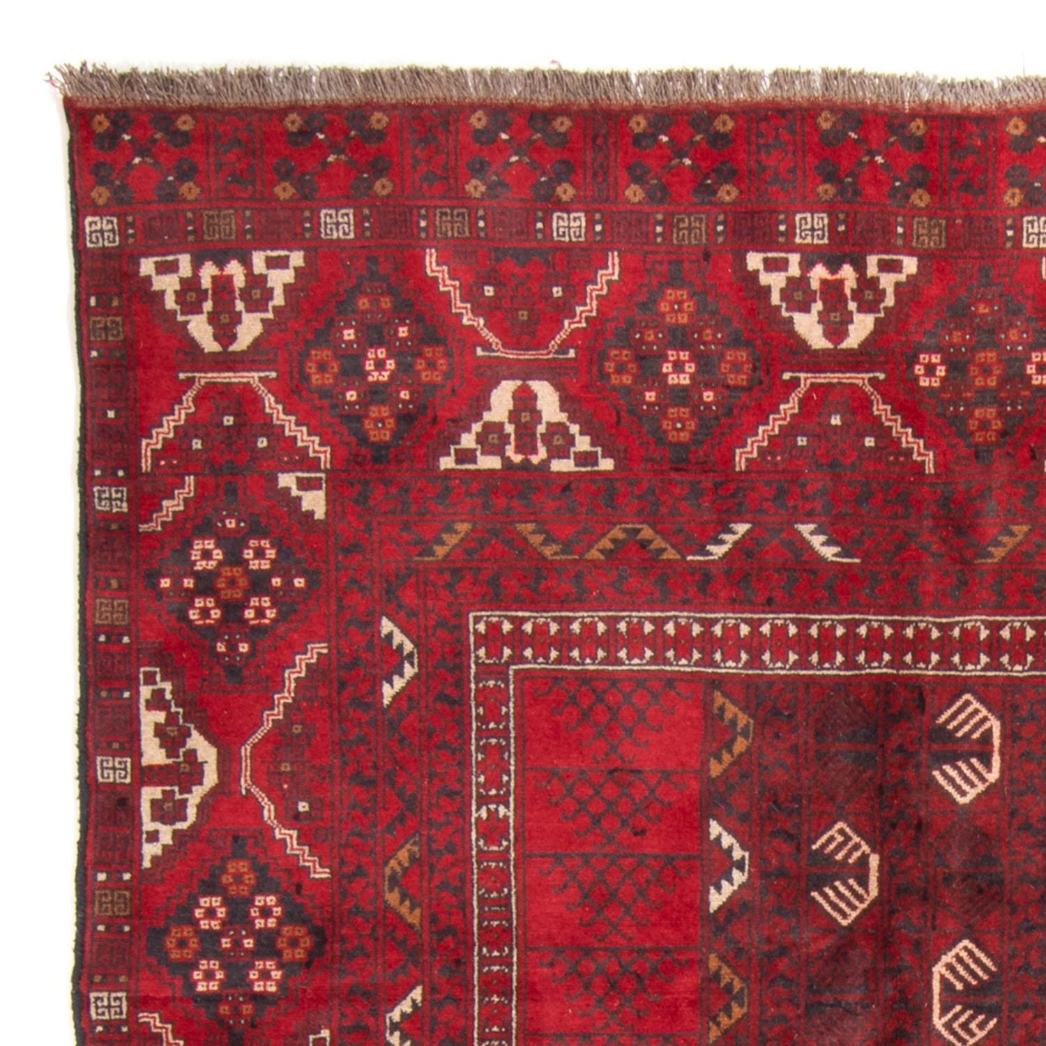 Tapis Turkaman - 230 x 153 cm - rouge