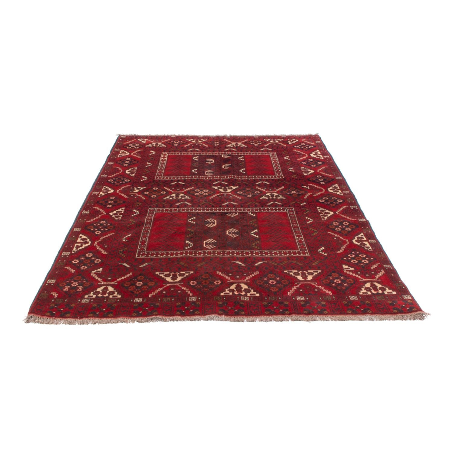 Tapis Turkaman - 230 x 153 cm - rouge