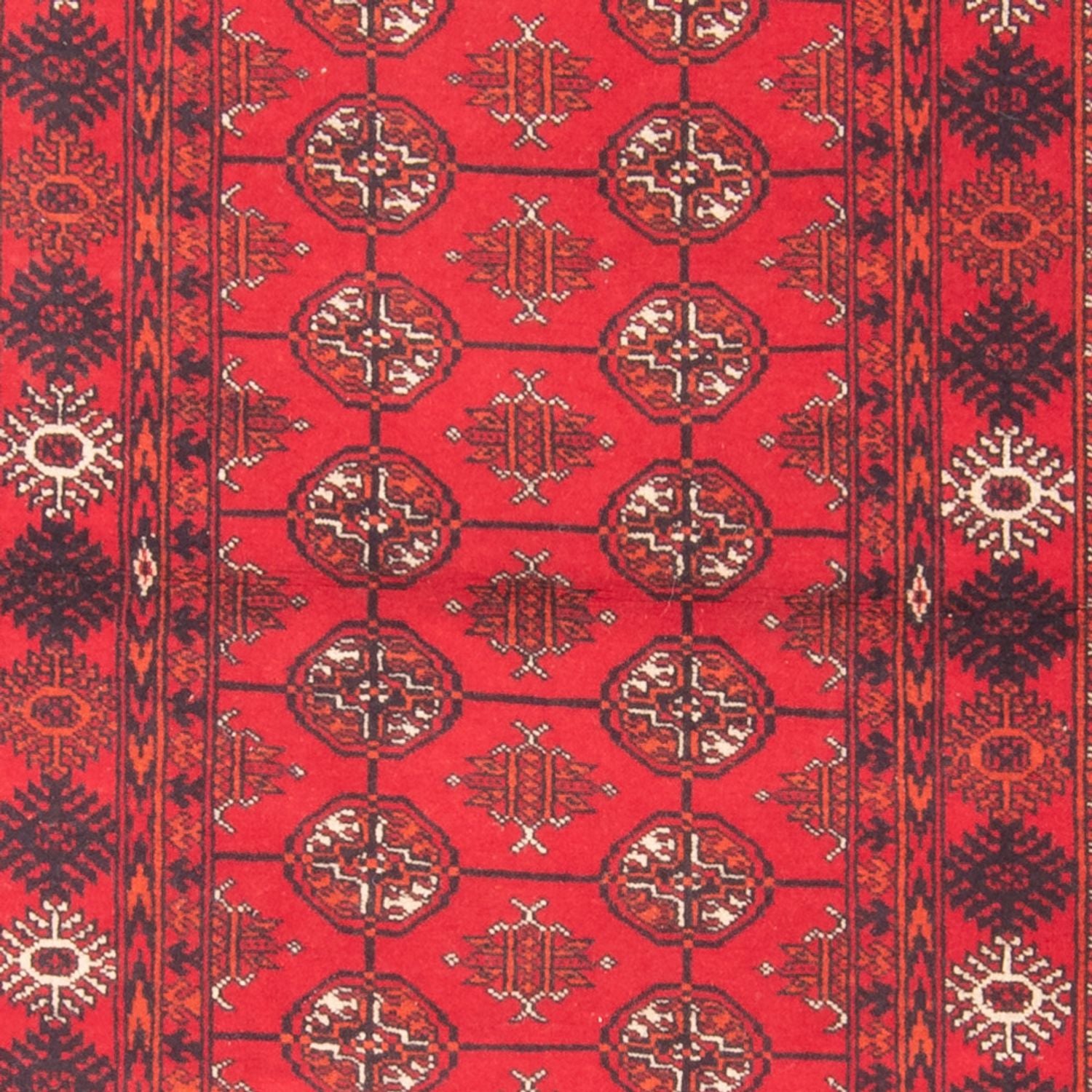Tapis de couloir Tapis Turkaman - 177 x 97 cm - rouge