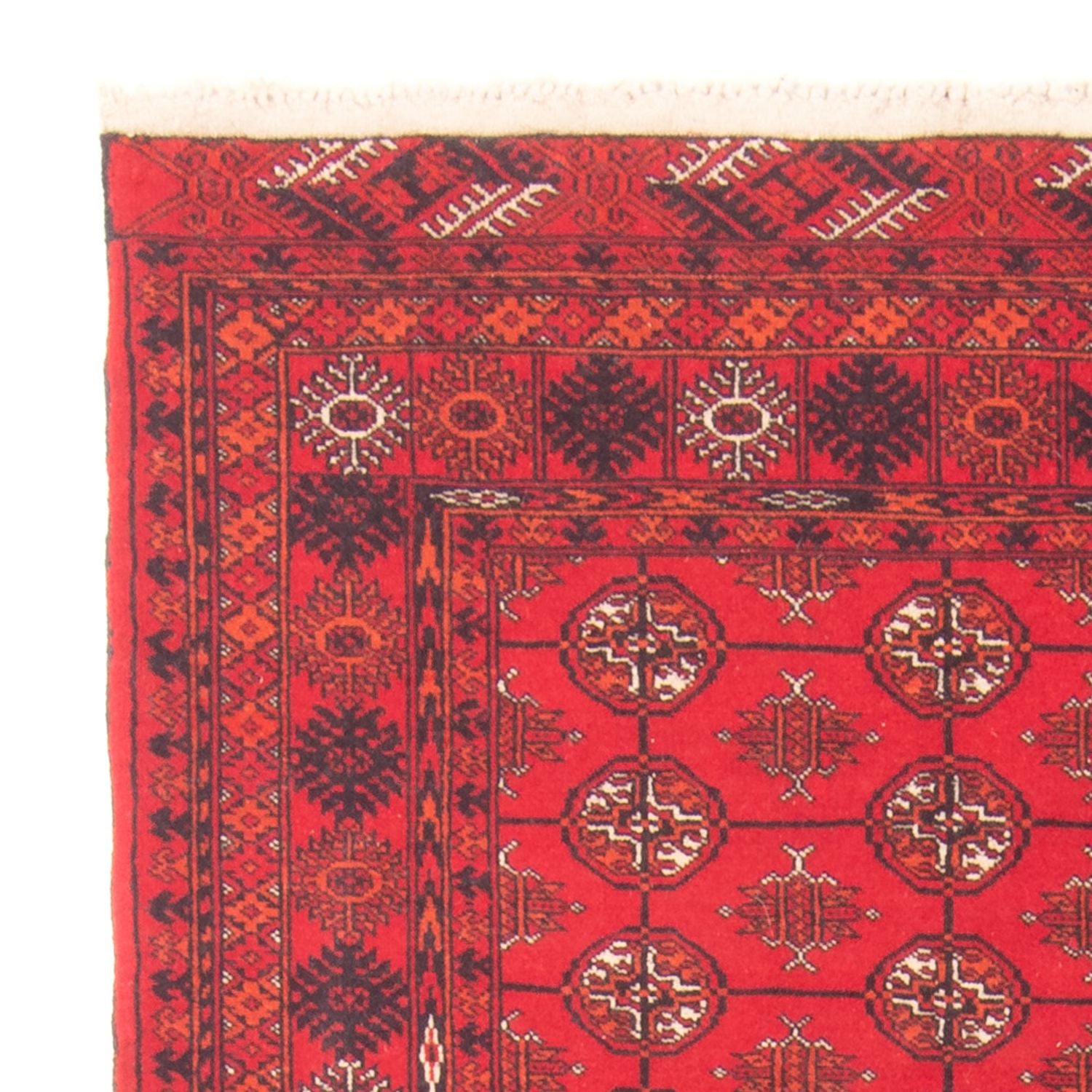 Tapis de couloir Tapis Turkaman - 177 x 97 cm - rouge
