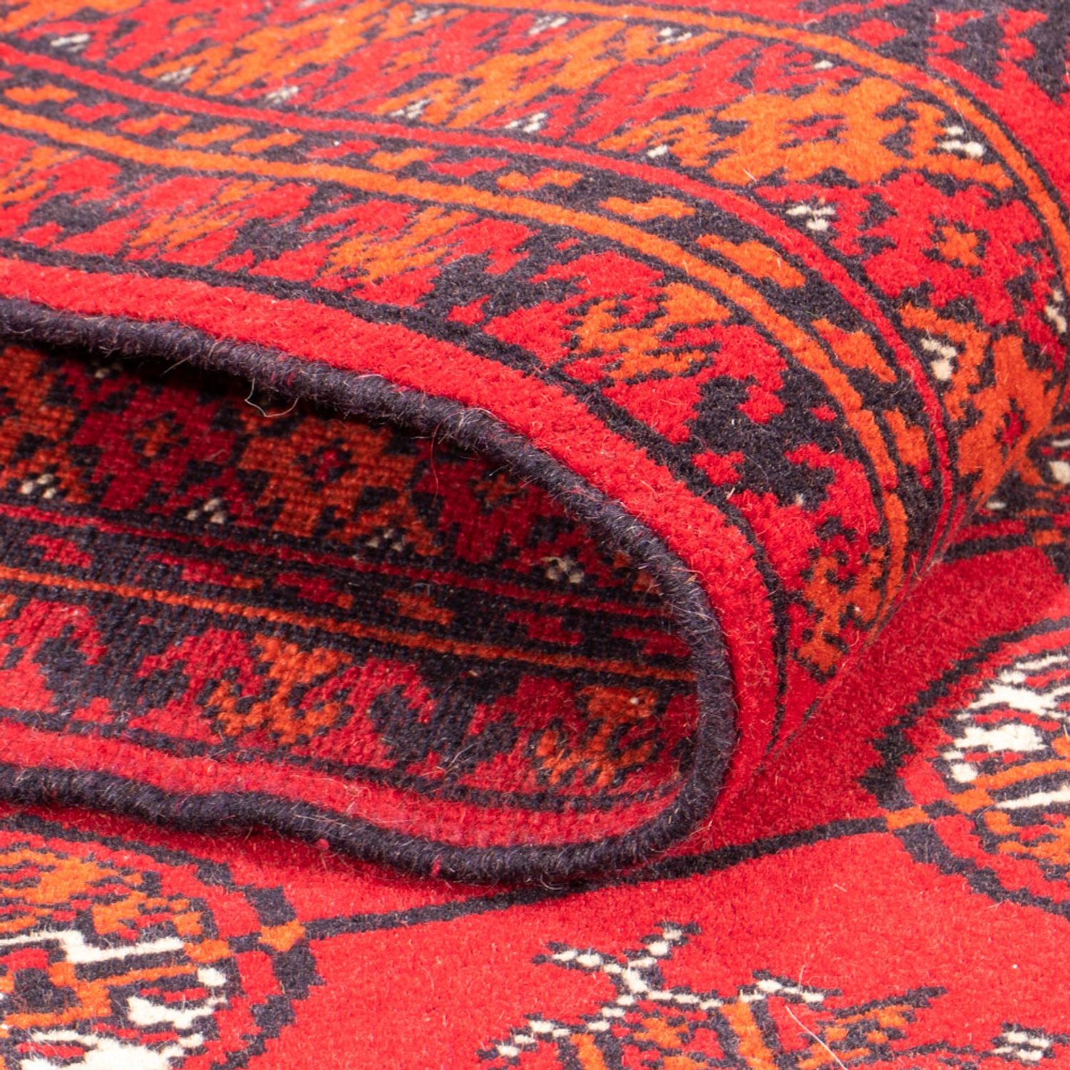 Tapis de couloir Tapis Turkaman - 177 x 97 cm - rouge