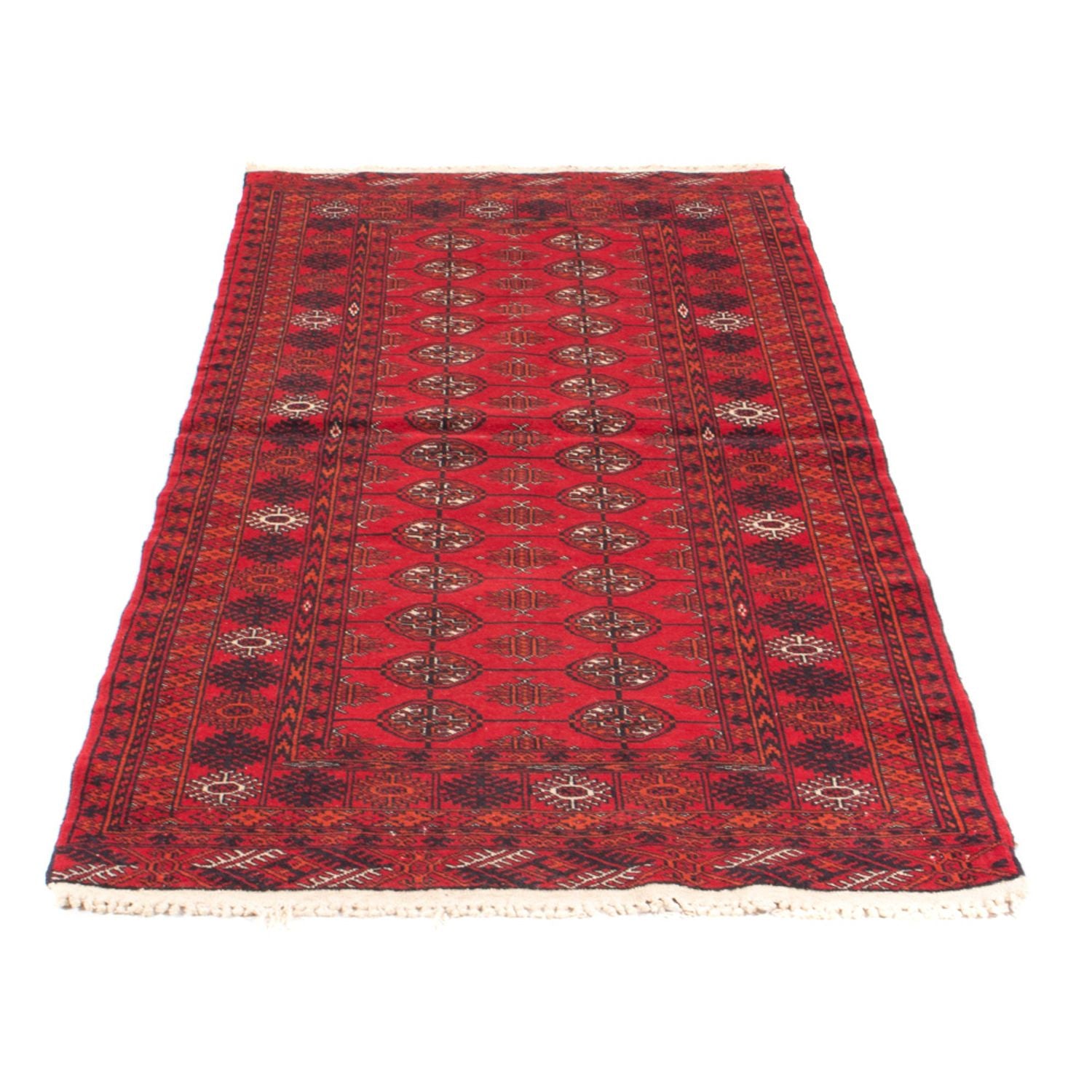 Tapis de couloir Tapis Turkaman - 177 x 97 cm - rouge