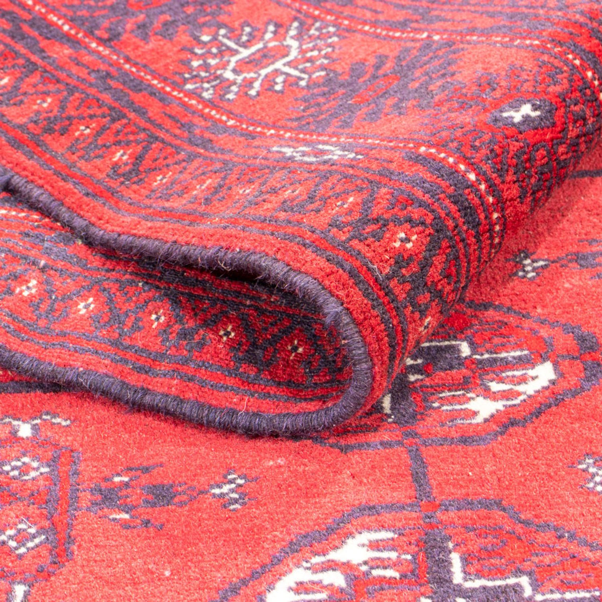 Tapis de couloir Tapis Turkaman - 191 x 88 cm - rouge