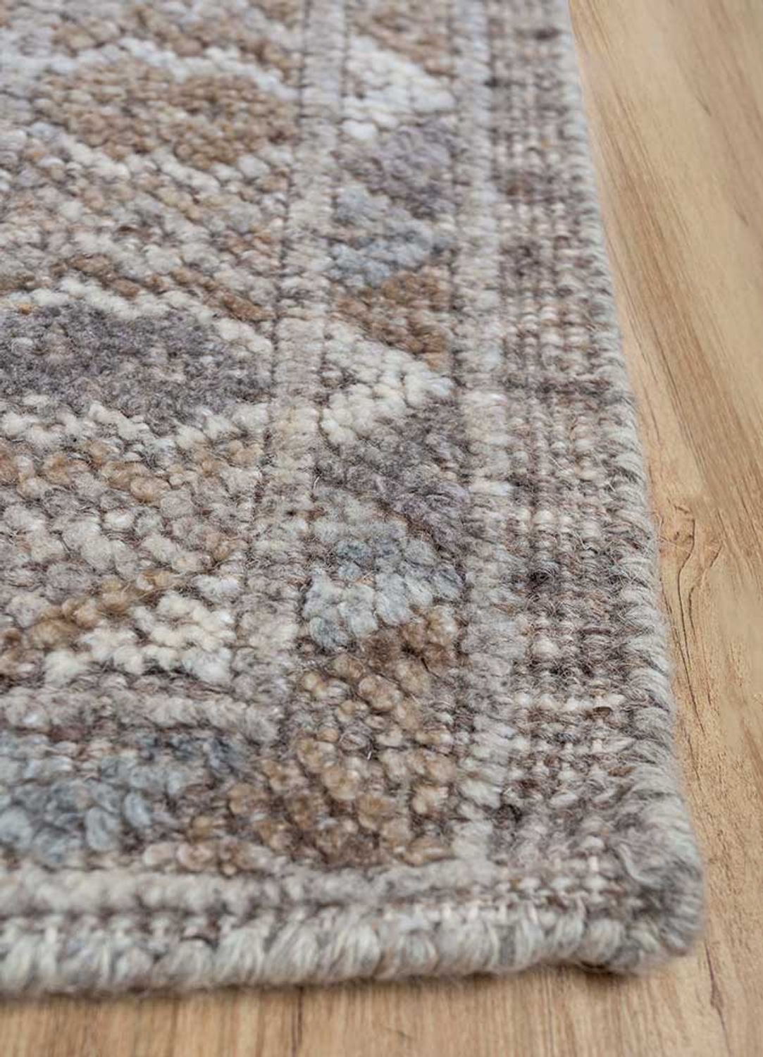 Tapis en laine - 300 x 240 cm - gris