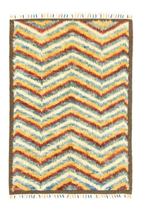 Tapis berbère - 206 x 147 cm - colorée
