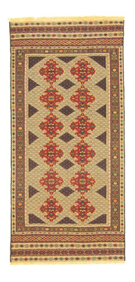 Tapis de couloir Tapis Kelim - Oriental - 187 x 90 cm - multicolore