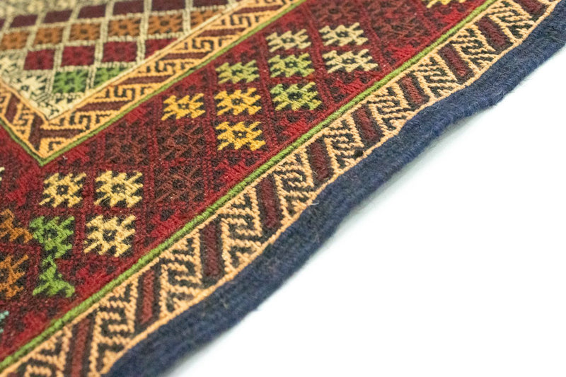 Tapis de couloir Tapis Kelim - Oriental - 208 x 85 cm - beige