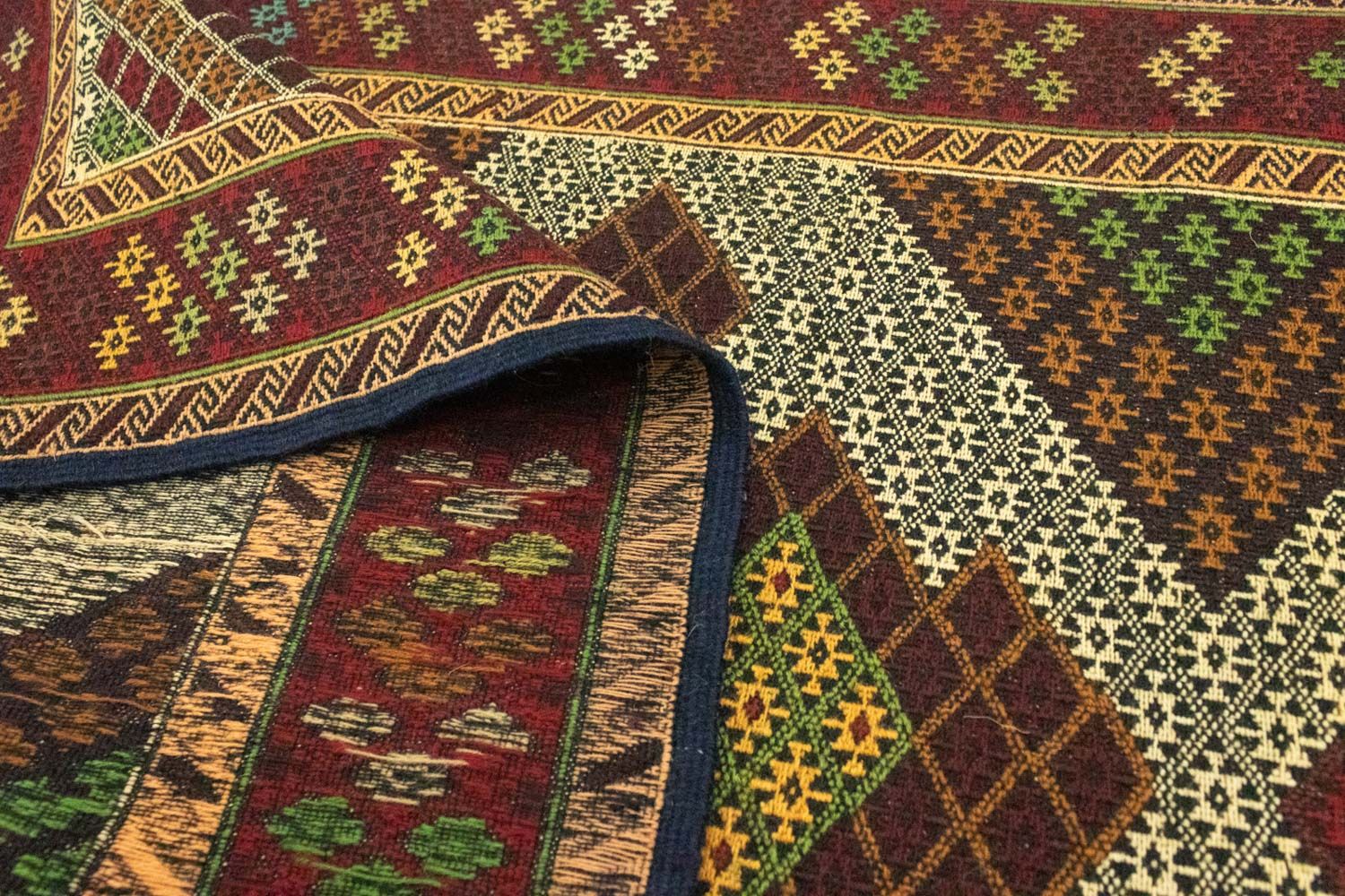Tapis de couloir Tapis Kelim - Oriental - 208 x 85 cm - beige