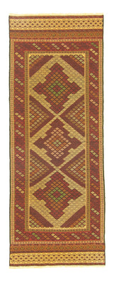 Tapis de couloir Tapis Kelim - Oriental - 212 x 82 cm - multicolore
