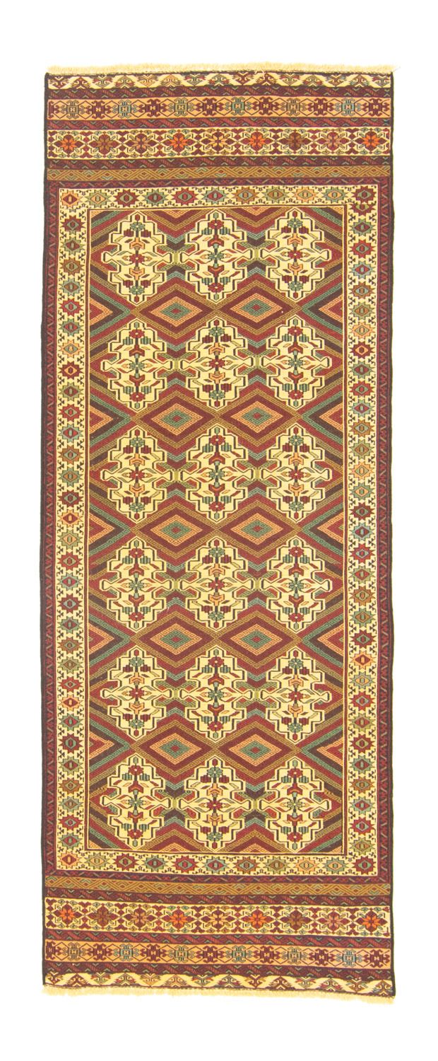 Tapis de couloir Tapis Kelim - Oriental - 184 x 72 cm - beige