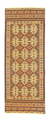 Tapis de couloir Tapis Kelim - Oriental - 184 x 72 cm - beige