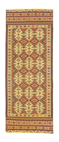 Tapis de couloir Tapis Kelim - Oriental - 184 x 72 cm - beige