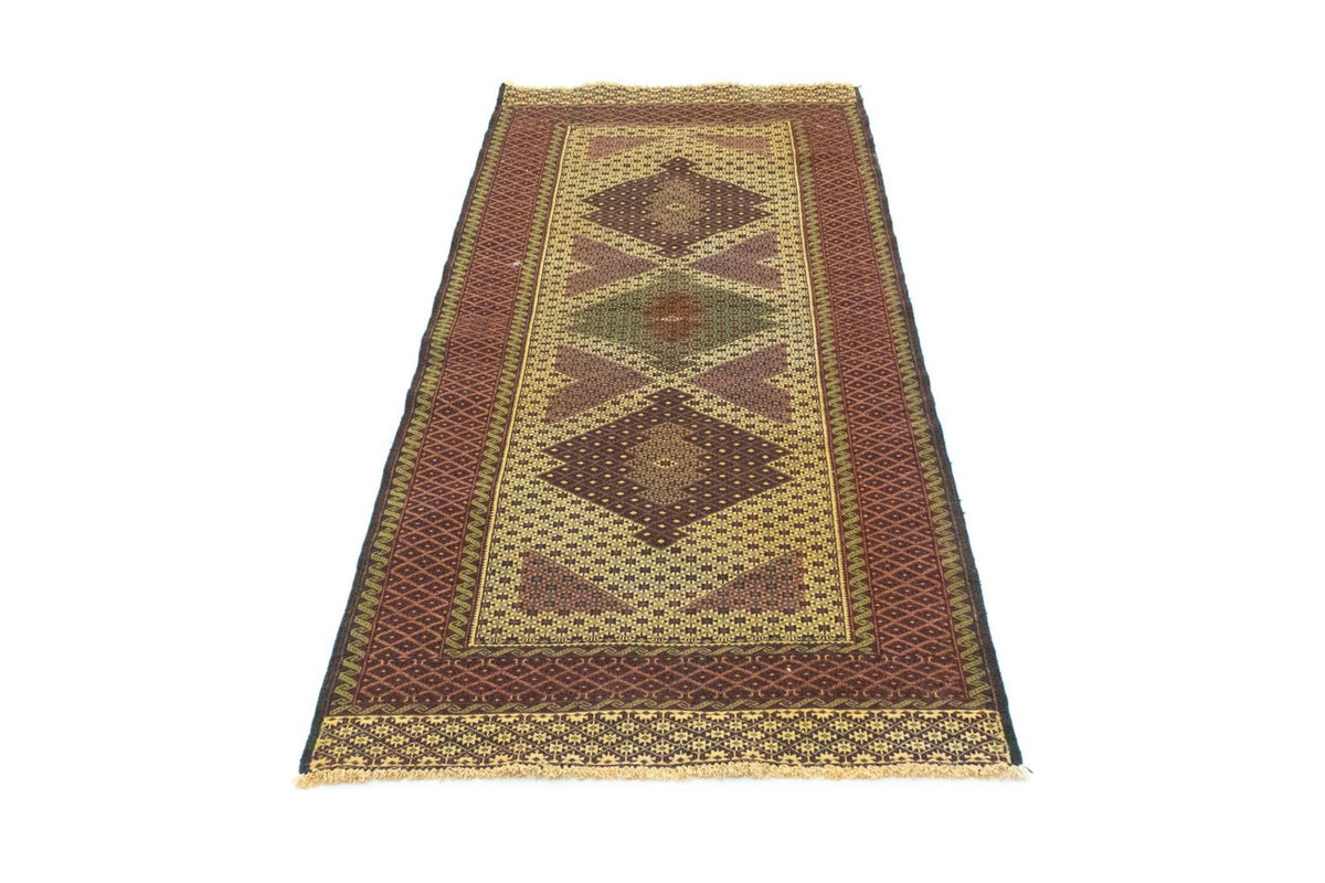 Tapis de couloir Tapis Kelim - Oriental - 201 x 82 cm - beige