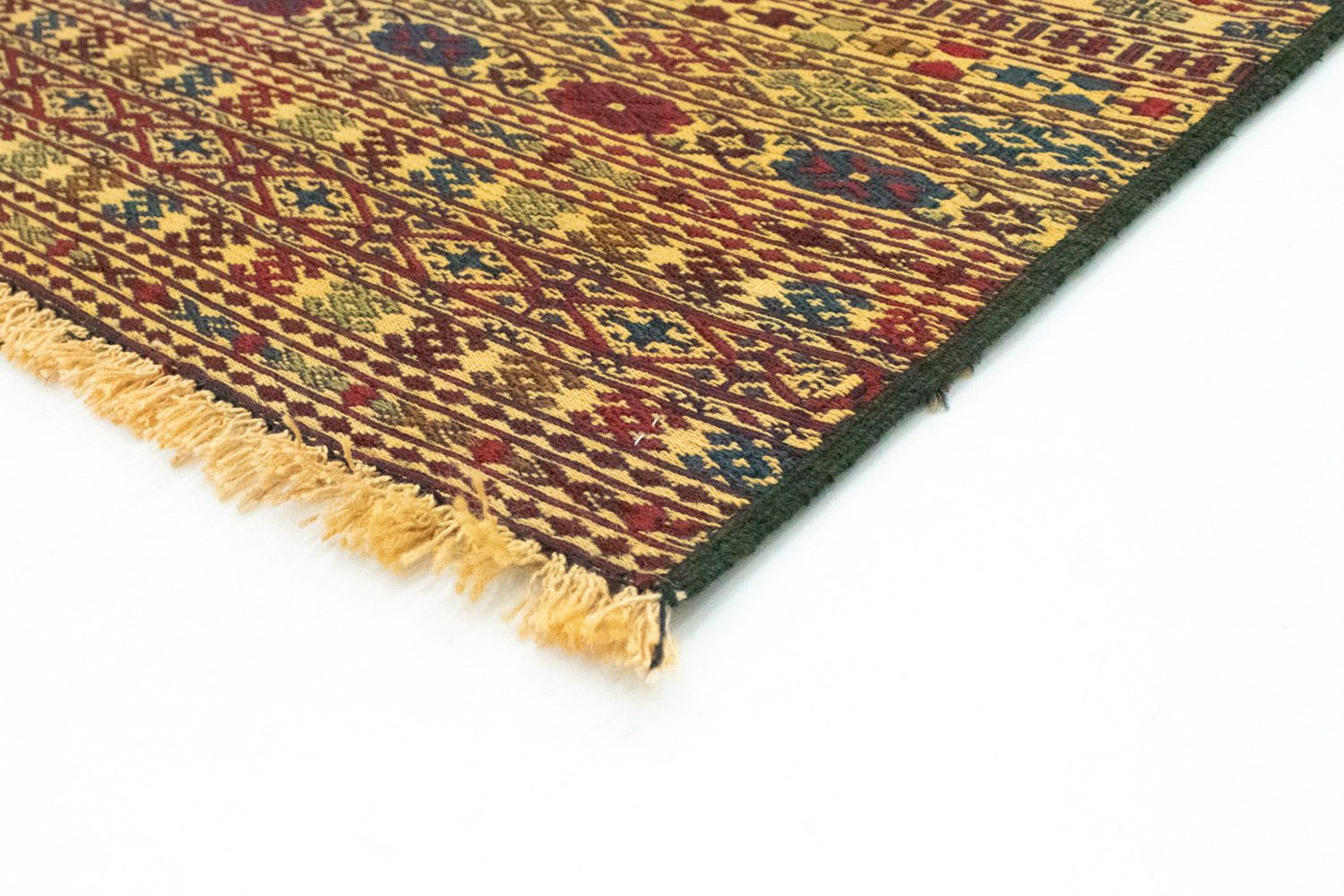 Tapis Kelim - Oriental - 208 x 133 cm - marron