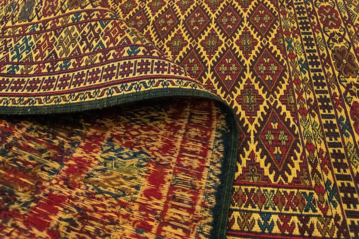 Tapis Kelim - Oriental - 208 x 133 cm - marron