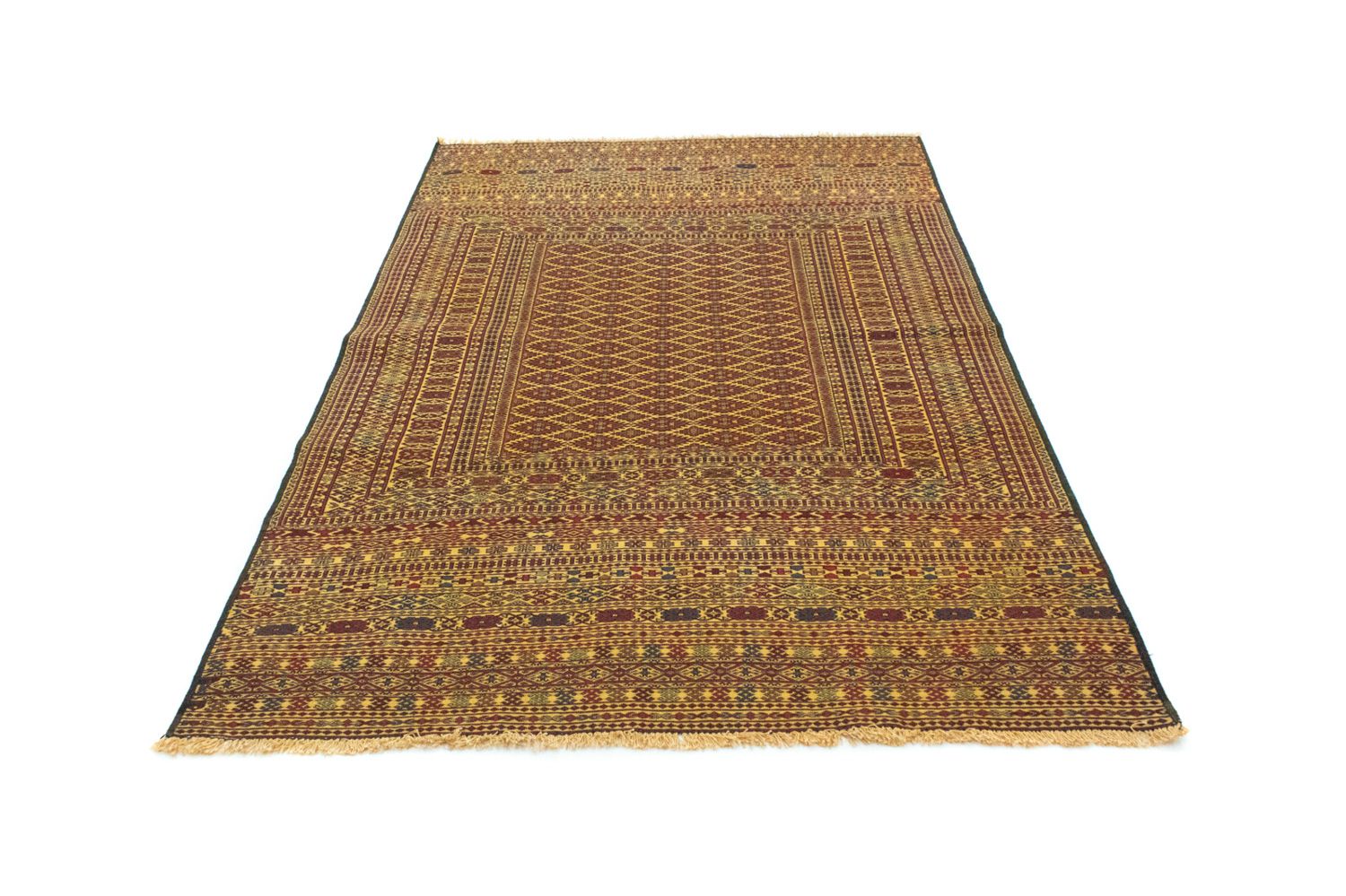 Tapis Kelim - Oriental - 208 x 133 cm - marron