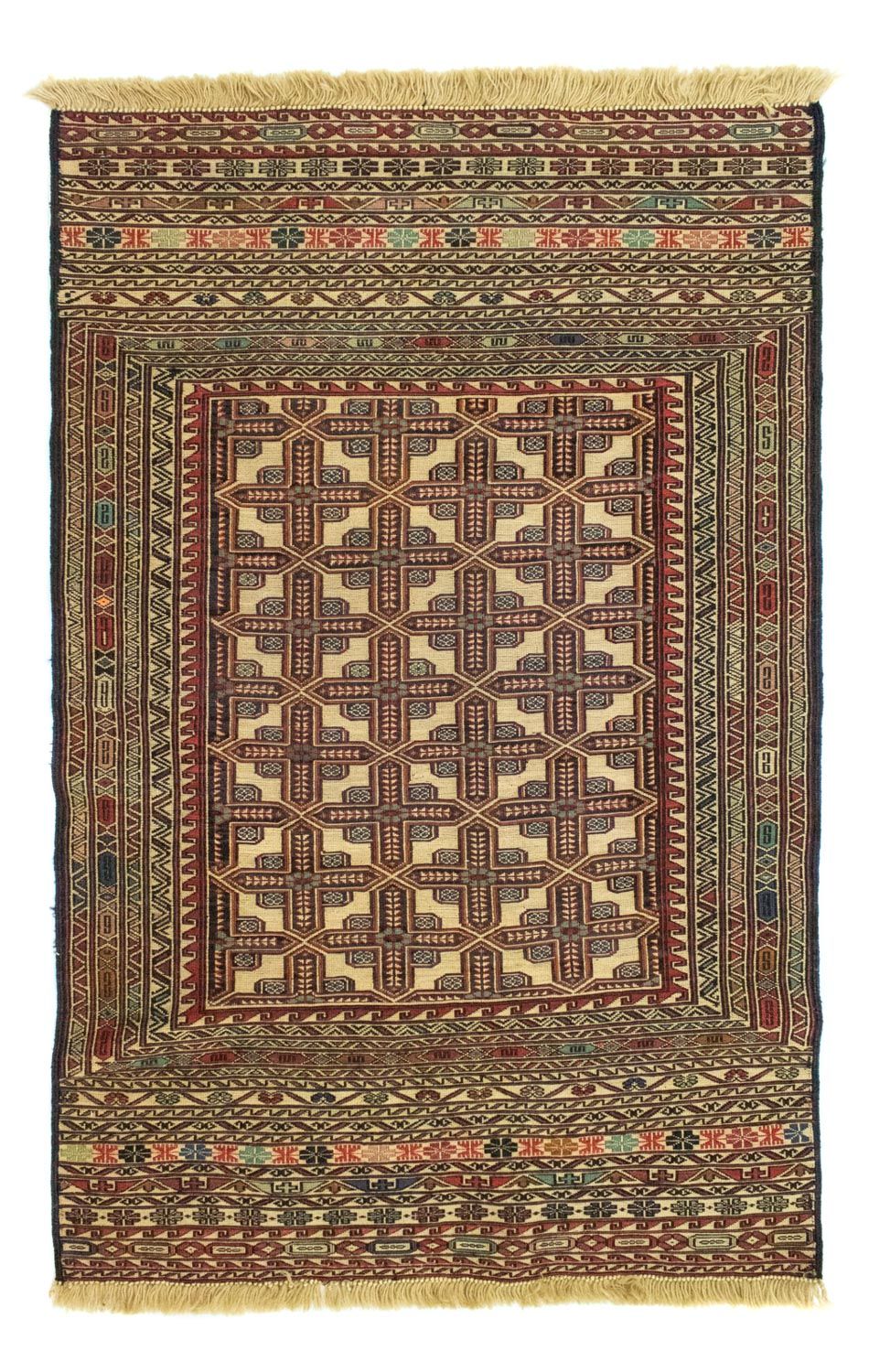 Tapis Kelim - Oriental - 137 x 87 cm - beige