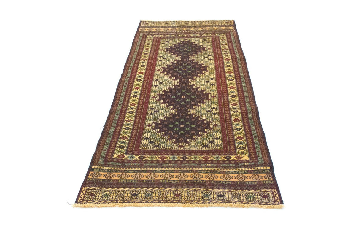 Tapis de couloir Tapis Kelim - Oriental - 202 x 84 cm - bleu