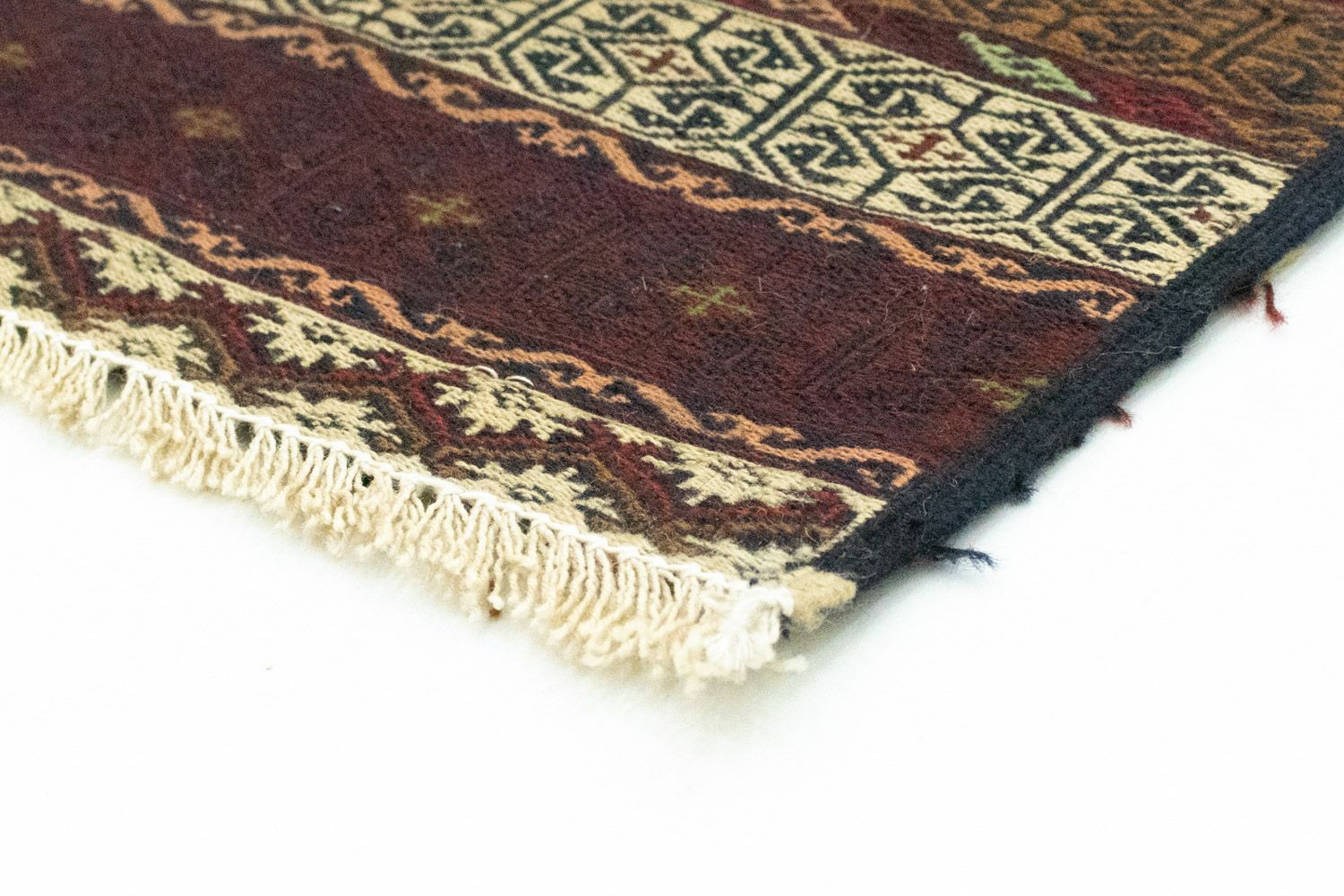 Tapis Kelim - Oriental - 188 x 121 cm - marron