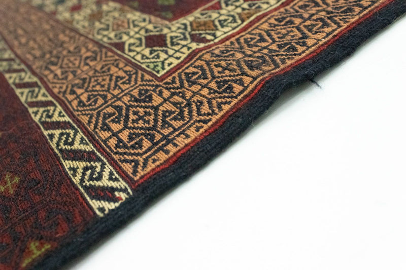 Tapis Kelim - Oriental - 188 x 121 cm - marron