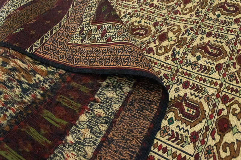 Tapis Kelim - Oriental - 188 x 121 cm - marron