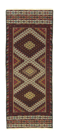 Tapis de couloir Tapis Kelim - Oriental - 190 x 75 cm - marron