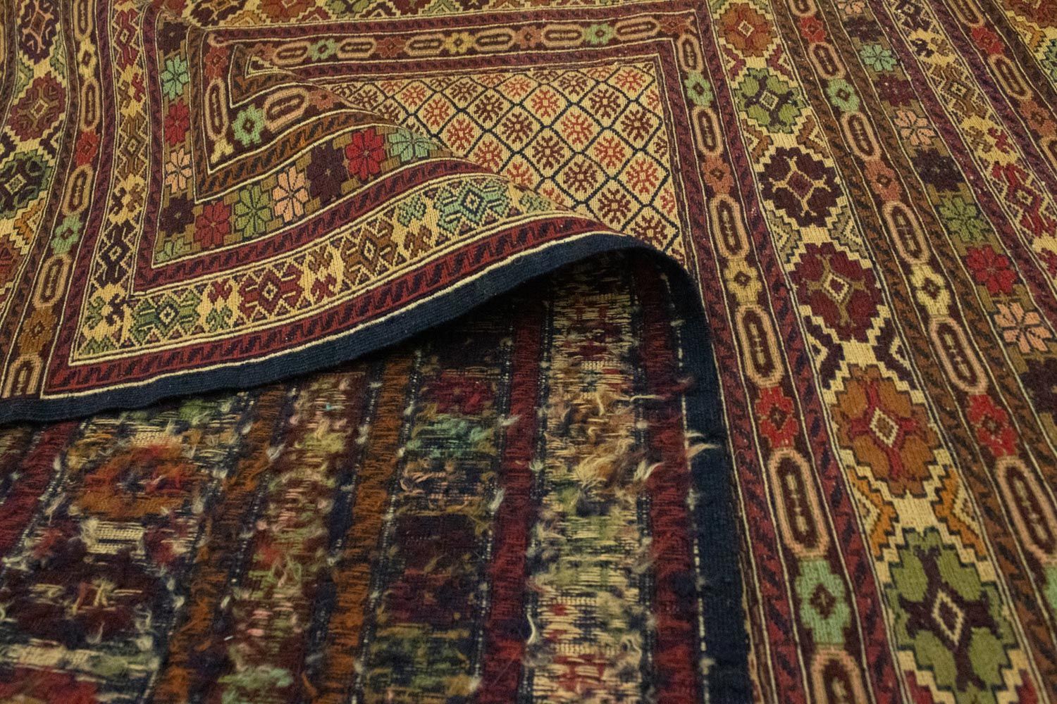 Tapis Kelim - Oriental - 189 x 130 cm - marron