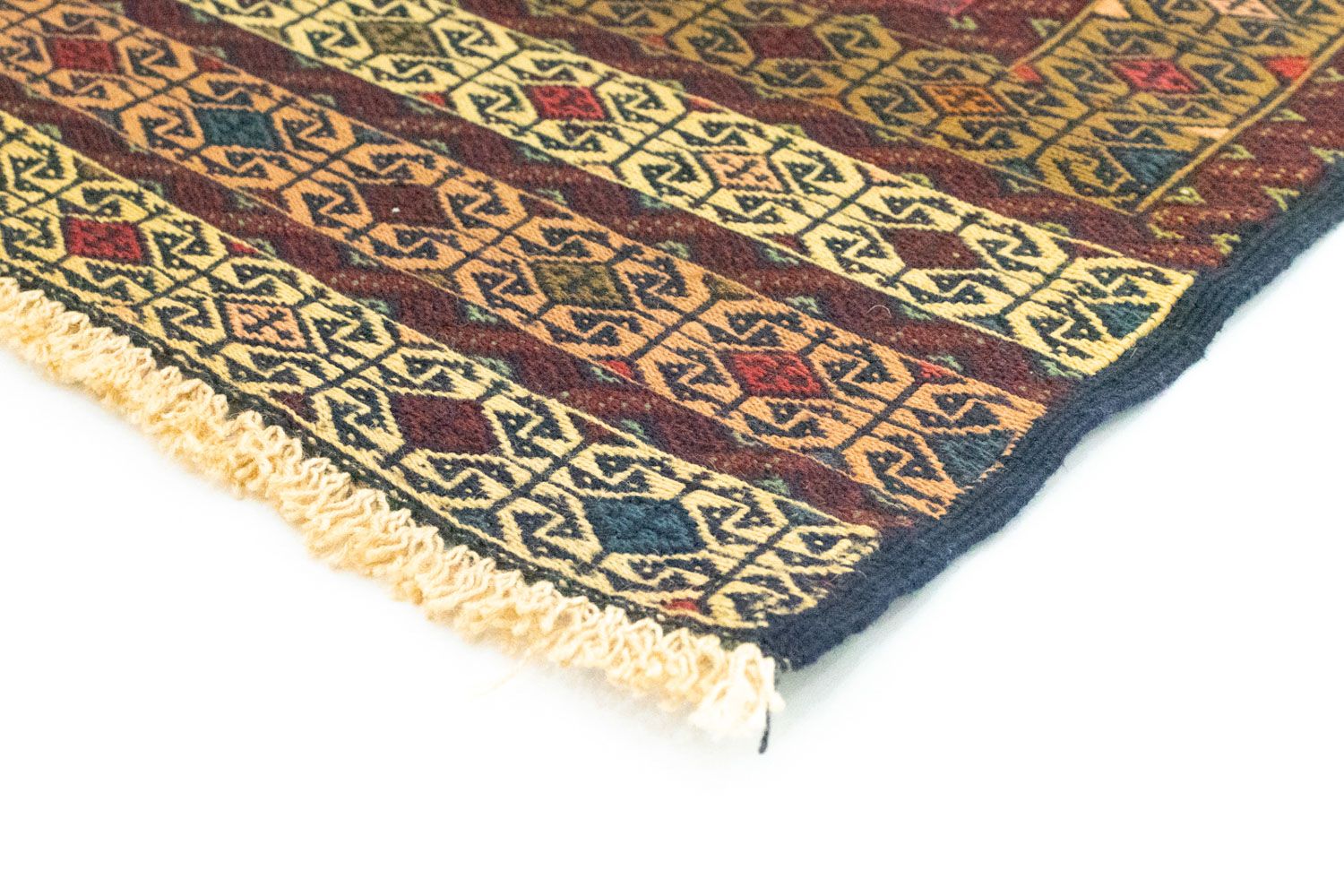 Tapis de couloir Tapis Kelim - Oriental - 198 x 78 cm - multicolore