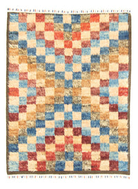 Tapis berbère - 206 x 143 cm - colorée