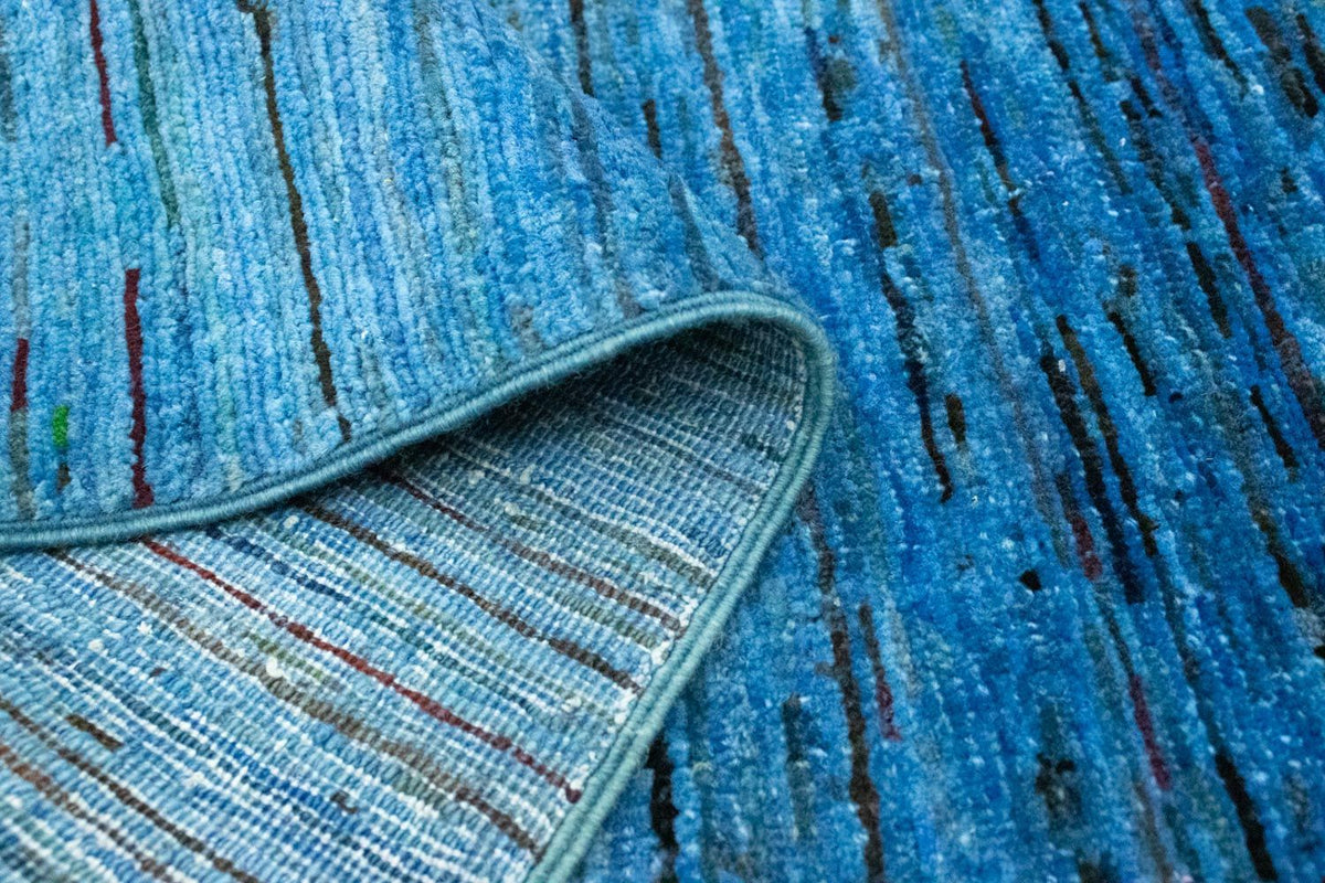 Tapis de couloir Tapis Ziegler - Moderne - 145 x 50 cm - bleu