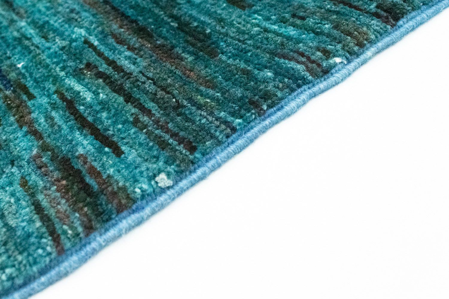 Tapis Ziegler - Moderne - 145 x 97 cm - bleu pétrole
