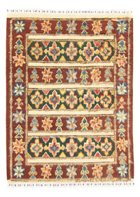 Tapis berbère - 211 x 158 cm - rouge