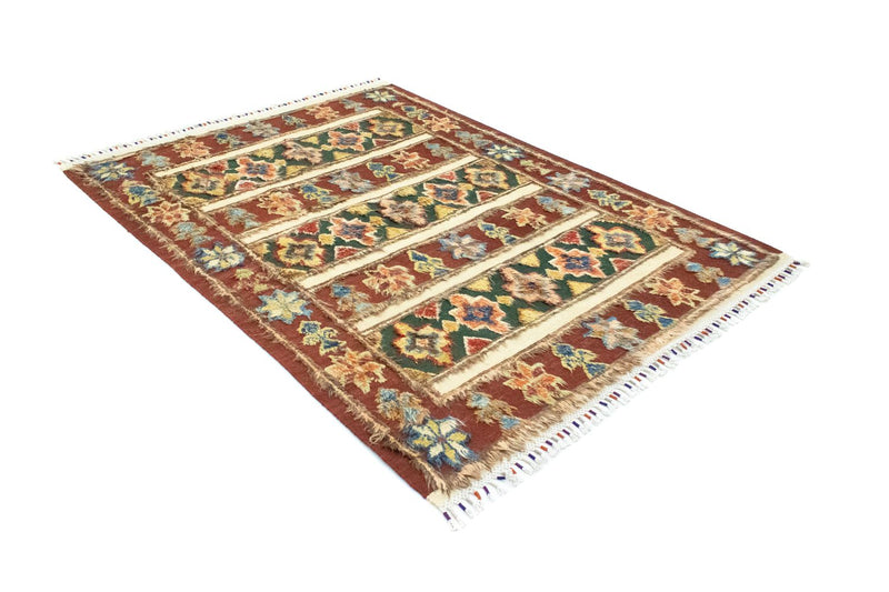 Tapis berbère - 211 x 158 cm - rouge