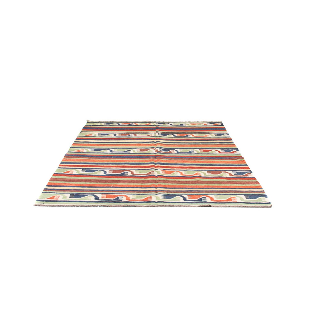 Tapis Kelim - Oriental - 202 x 154 cm - multicolore