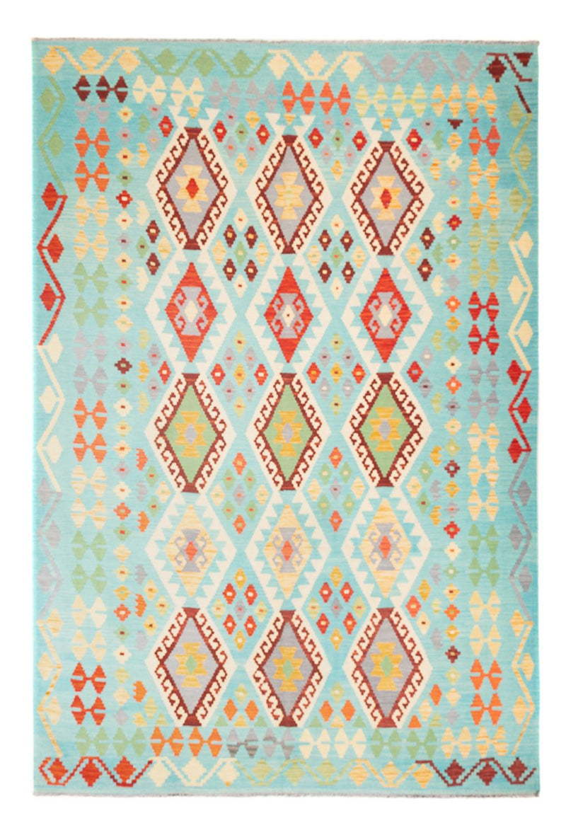 Tapis Kelim - Splash - 250 x 176 cm - multicolore