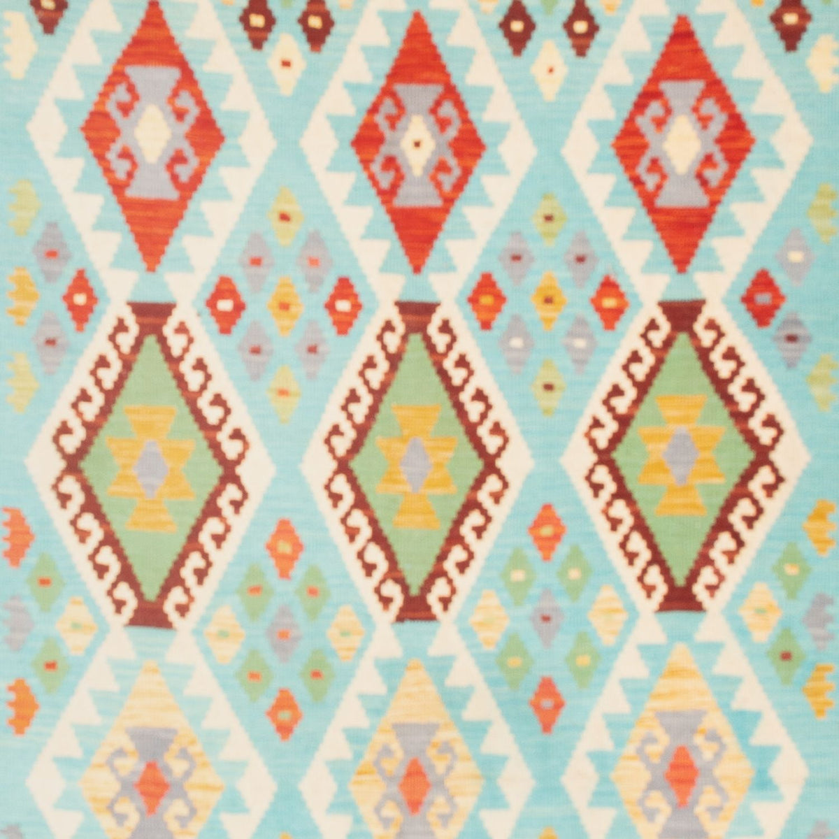 Tapis Kelim - Splash - 250 x 176 cm - multicolore