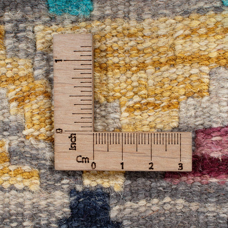 Tapis Kelim - Splash - 251 x 176 cm - multicolore