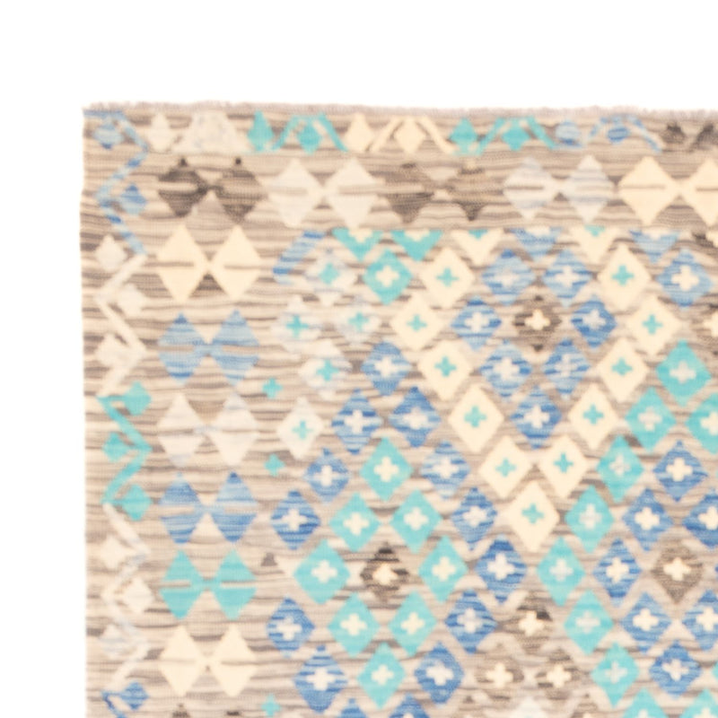 Tapis Kelim - Splash - 241 x 174 cm - multicolore