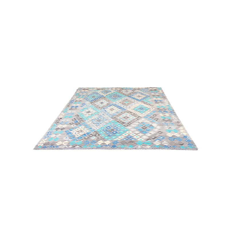 Tapis Kelim - Splash - 241 x 174 cm - multicolore
