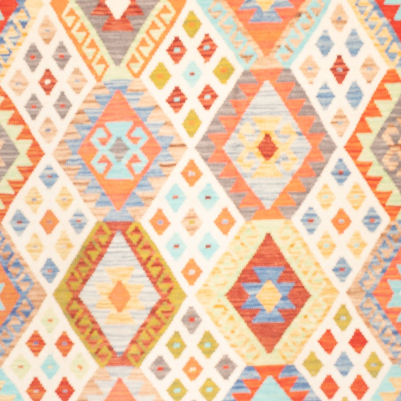 Tapis Kelim - Splash - 248 x 177 cm - multicolore