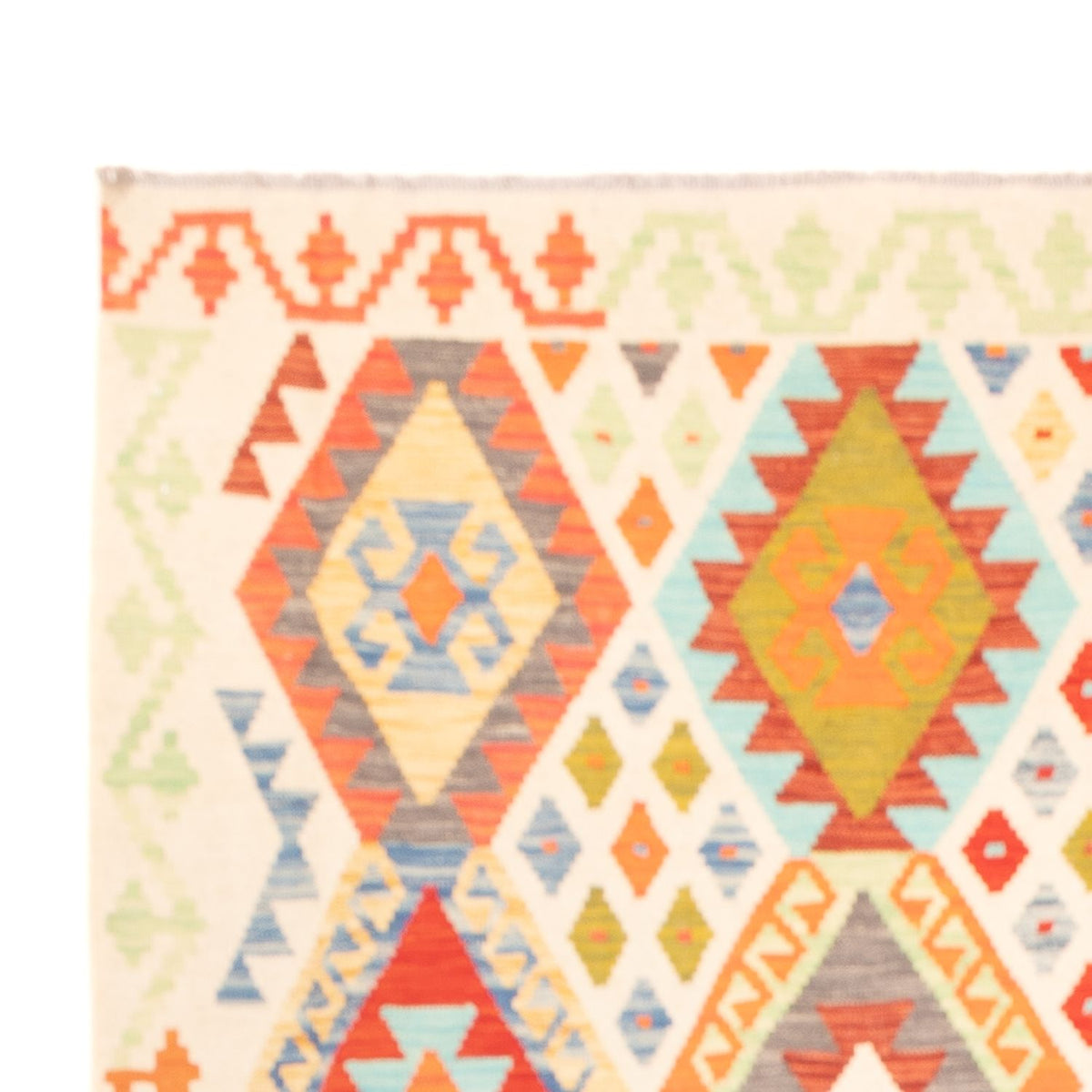 Tapis Kelim - Splash - 248 x 177 cm - multicolore