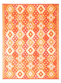 Tapis Kelim - Splash - 253 x 176 cm - multicolore
