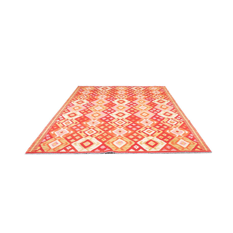 Tapis Kelim - Splash - 253 x 176 cm - multicolore