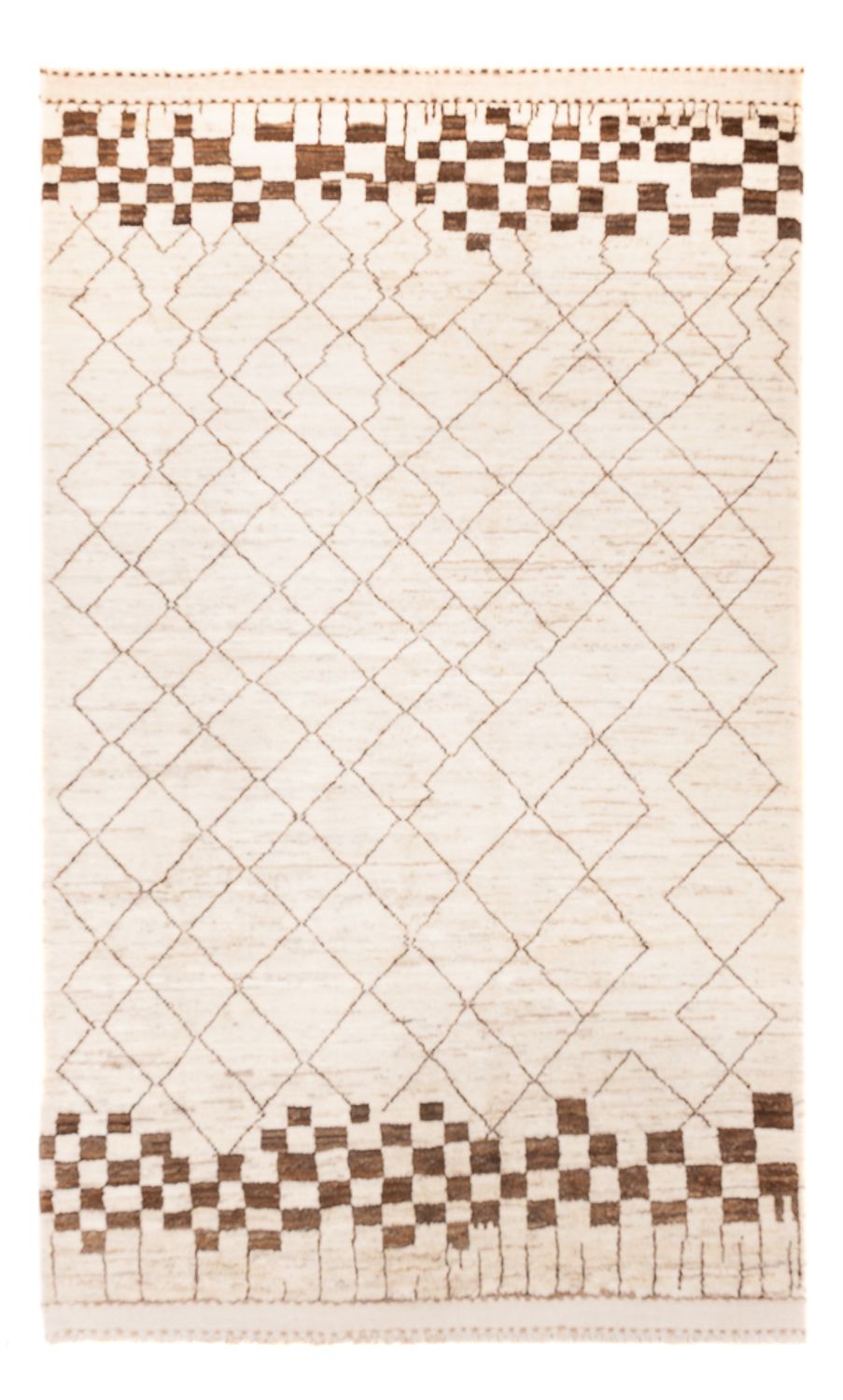 Tapis berbère - 228 x 156 cm - gris clair