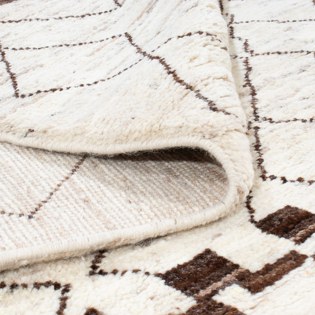 Tapis berbère - 228 x 156 cm - gris clair