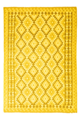 Tapis Kelim - Tendance - Vintage/Overdyed - 237 x 169 cm - jaune