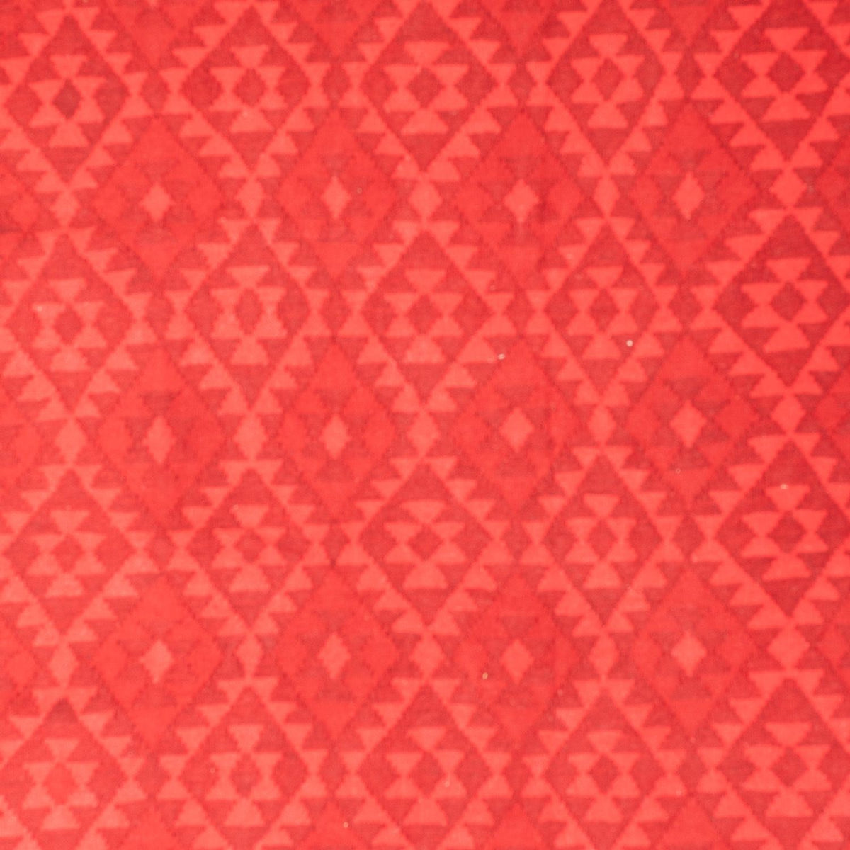 Tapis Kelim - Tendance - Vintage/Overdyed - 291 x 193 cm - rouge